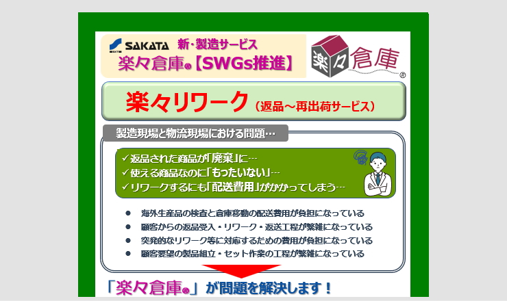 [Document DL] Rakuraku Rework (Returns to Re-shipping).Brochure